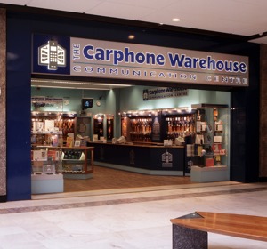 Photograph of the a shopfront in a shopping centre 